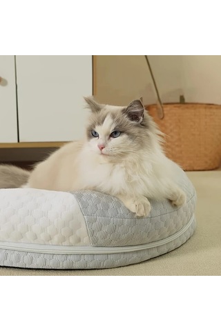 Tongdashop 70x55 Cm Çıkarılabilir Yıkanabilir Soğutucu Köpek Yatağı Tüm Mevsimler İçin