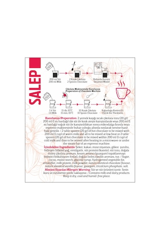 Oze Salep + Sıcak Çikolata 2 x 250 G