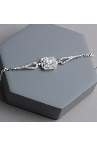 Glorria Gümüş Baget Bileklik 70607592