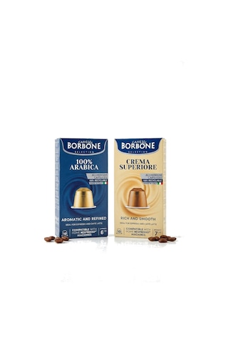 Caffe Borbone Arabica Ve Superiore 60'lı Kapsül Kahve - Nespresso Uyumlu, İkili Avantaj Paketi