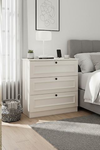 Mira 3 Çekmeceli Şifonyer Bej