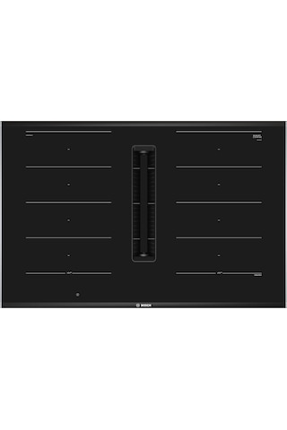 Bosch PXX875D67E Davlumbaz Entegreli İndüksiyonlu Ocak Siyah