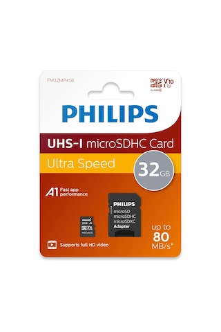 Lexroo Ultra Speed Micro Sdhc Card 32 Gb + Sd Adaptör Uhs-ı U1, 80 Mb/s'ye Kadar Okuma Hızı