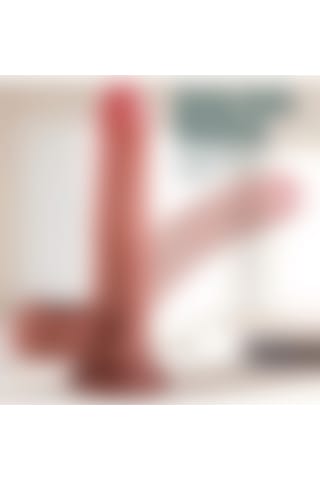 Erotixshop Çift Katmanlı Damarlı Realistic Yumuşak Damarlı Penis
