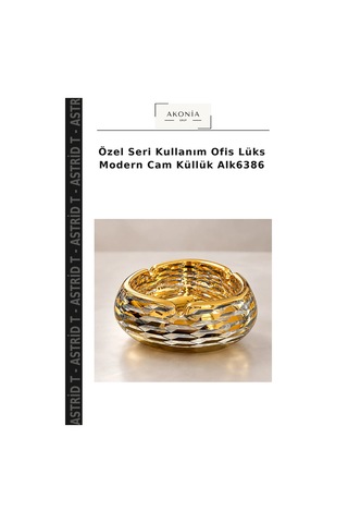 Özel Seri Kullanım Ofis Lüks Modern Cam Küllük Alk6386