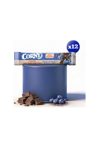 Corny Kuruyemiş Ve Meyve Bar Yaban Mersini -chia-kakao 35 Gr X12l