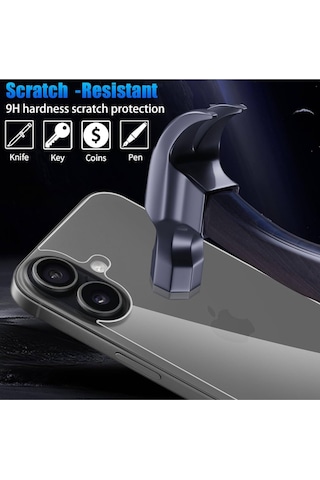 Apple Uyumlu iPhone 17 Arka Cam Koruma Magsafe Koruma Nano Cam Arka Kapak Koruması