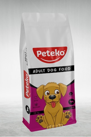 Peteko Yetişkin Kuzulu Köpek Maması 15 Kg