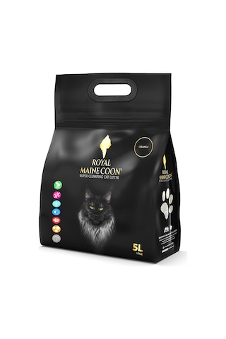 Royal Maine Coon Portakal Kokulu Perlit Kedi Kumu 5 L