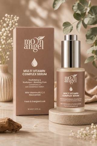 Multi Vitamin Serum Canlandırıcı Ve Işıltı Veren B3, C, E Vitaminleri & Niacinamide Cilt Bakım Serumu 30 Ml