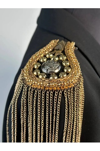 Slubov'u Epiletler 2 Adet, Ceket Broşu 106587739 Altın Rengi