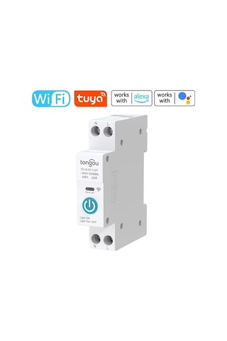 Maoyaya Hallow Tuya Wifi Akıllı Devre Kesici, Çok Renkli Uzaktan Kumandalar, Kablosuz Tasarım Çok Renkli