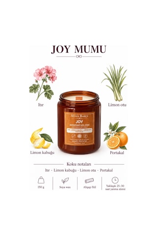 Aromaterapi Soya Mum - Joy Neşe 150 Gr Şeffaf