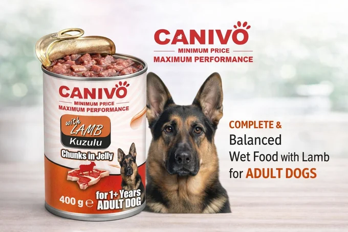 Kuzulu Yetişkin Köpek Konservesi 400 Gr 36 Adet