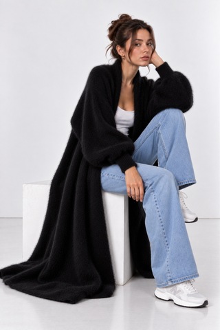Agd Collection Alya Hırka Siyah Siyah