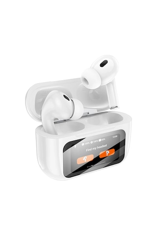 Hoco. EW72 Bt 5.4 Dijital Dokunmatik Ekranlı Airpods Bluetooth Kulaklık