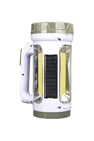 Ja-1953 5w Solar + Şarjlı Işıldak El Feneri Çok Renkli