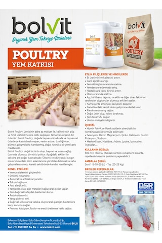 Bolvit Poultry - 20 Litre - Kanatlı  Premiks