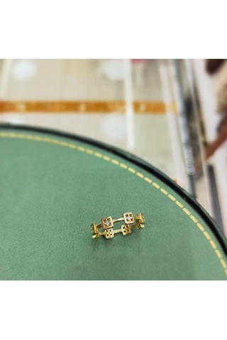 Oriental Kuyumculuk Jewellery Küp Küp Kare Tam Tur Gold Gümüş Yüzük Gold
