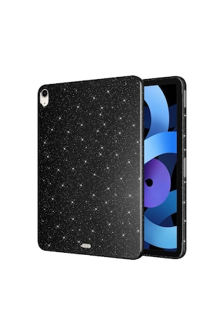 Nourthkiingdom Apple Uyumlu iPad Air 10.9 2020 4 Nesil Simli Parlak Görünümlü Tablet Koto Tablet Kılıfı