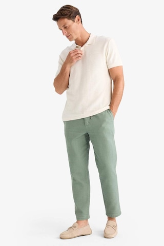 DeFacto %100 Pamuk Yazlık Jogger Pantolon Regular Fit Normal Kesim Keten Görünümlü Düz Paça Cepli B4138AX25SPGN457