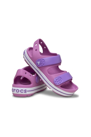 Crocs 209423-6wq Crocband Cruıser Sandal Çocuk Spor Terlik Sandalet Mor