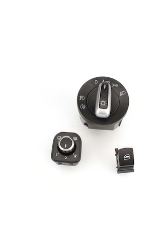 VOLKSWAGEN GOLF 5 2004 - 2009 KONTROL DÜĞMELERİ 3 Lİ KROM SET VOLKSWAGEN GOLF 5 2004 - 2009 KONTROL DÜĞMELERİ 3 Lİ KROM SET