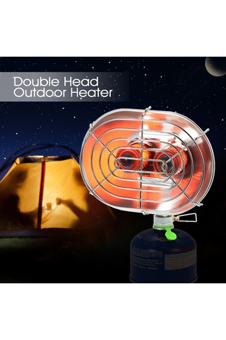Çift Kafa Açık Isıtıcı Kızılötesi Işın Kamp Isıtma Sobası Gaz Sobası Brs-h22