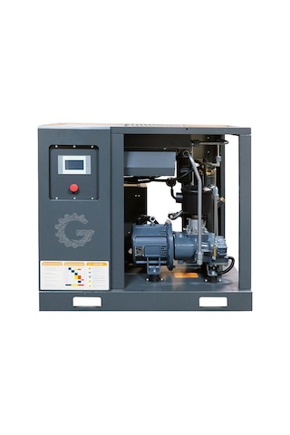 İnventörlü Vidalı Hava Kompresörü 15 Hp Tek Makine