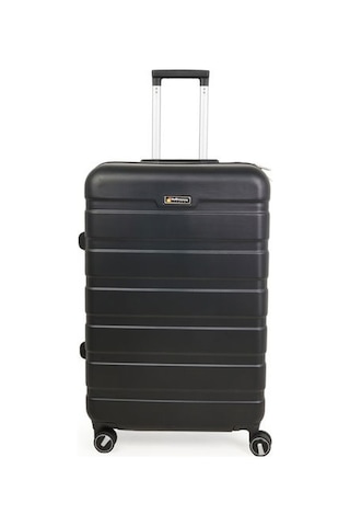 Hoffmanns Titan Büyük Boy Abs Valiz - Siyah - 76x52x30 Cm Siyah