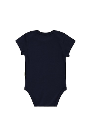 Civil Baby 5 Li Araç Baskılı Çizgi Empirmeli Kısa Kol 0-36 Ay Çıtçıtlı Badi - Kırmızı