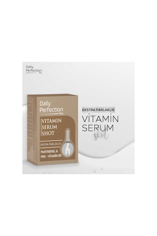 Daily Perfection Pro Shot No:6 Ekstra Parlaklık Provitamin Serum 2 x 6 ML