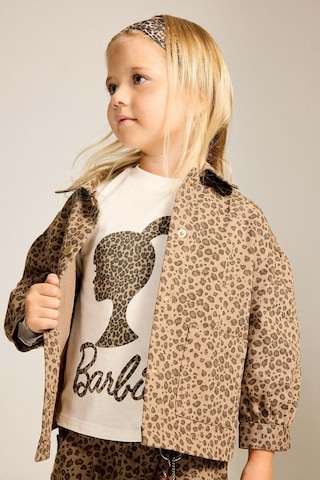 Defacto %100 Pamuk Leopar Desenli Gabardin Uzun Kollu Ceket Gömlek Kız Bebek I0998a526aubn256 Kahve-bn256