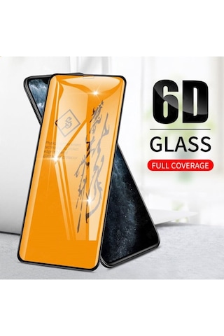 Oppo A9 2020 Kırılmaz Cam 6D Ekran Koruyucu Tam Kaplar 1 Adet 6D Kırılmaz Cam