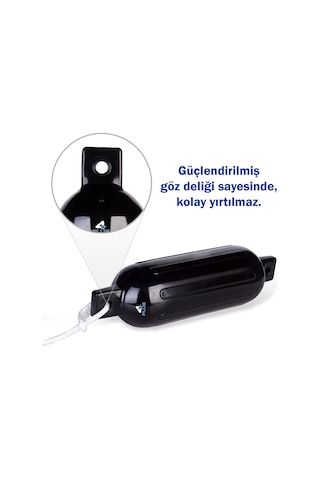 4plus G4 Siyah Tekne Usturmaçası 16,5 X 58,4 Drt 6 Adet