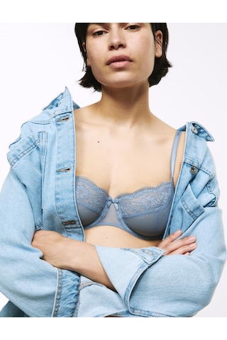 Marks & Spencer Jasmine Dantelli Destekli Sütyen T33002402 Gri