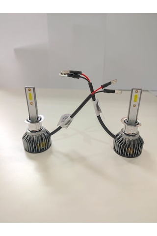 H3 Led Xenon Mini Led Xenon 12800 Lümen H3 Slim Led Zenon Beyaz