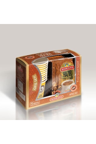 Altıncezve Hazır Türk Kahvesi Ofis Seti Sade 10'lu 10 x 7 G