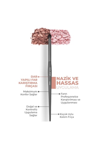 Alix Avien Dar Yapılı Far Karıştırma Fırçası Pencil Brush Aa202
