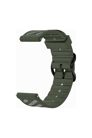 Samsung Galaxy Watch 8 40mm / 44mm / 46mm Classic Uyumlu Çift Renkli Silikon Spor Kordon