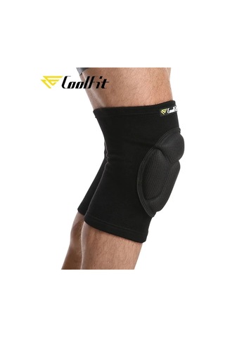 Jialan Coolfit Koruyucu Diz Pedleri Kalın Sünger Futbol Voleybol Siyah