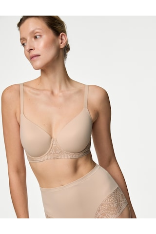 Marks & Spencer Body Soft Destekli T-shirt Sütyeni Pembe