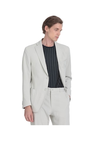 Hatemoğlu Keten Slim Fit Mono Yaka Casual Takım Elbise 36436 Keten D.