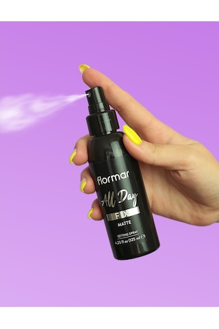Flormar Doğal Bitişli Makyaj Sabitleyici Sprey - All Day Fix Setting Spray - 000 - 8682536023085