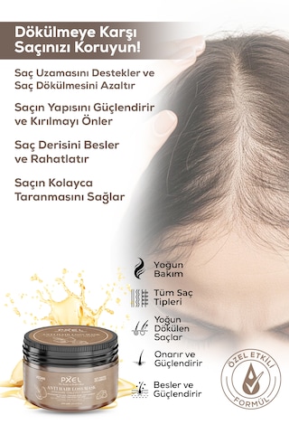 Pxel Dökülme Karşıtı Saç Maskesi 300 ML
