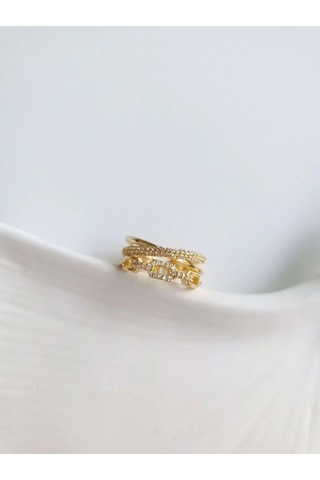 Vip Gold Ayarlanabilir Zincir Yüzük Sevgiliye Hediye Altın