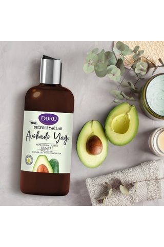 Duru Değerli Yağlar Avokado Yağı Nemlendirici İçeren Duş Jeli 3 x 500 ML
