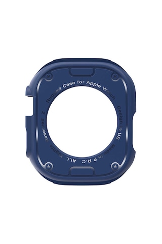 Watch Ultra 49mm Silikon Tpu Kasa Koruyucu Sbt Watch Gard 17 - Siyah