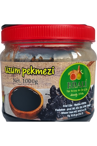 Erali Gıda Üzüm Pekmezi Doğal 1 KG