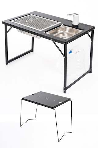 Temoutdoor Smart Table M Akıllı Kamp Masası Siyah
